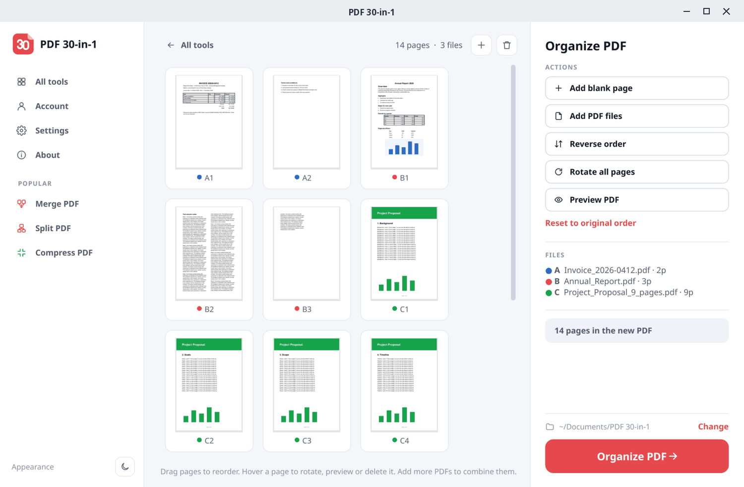 PDF 30-in-1 PRO: Offline PDF Editor & Converter Pricing running on the desktop